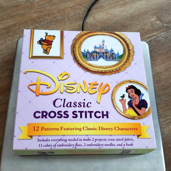 Disney Other - Vintage Disney Cross Stitch Kit - 12 Patterns